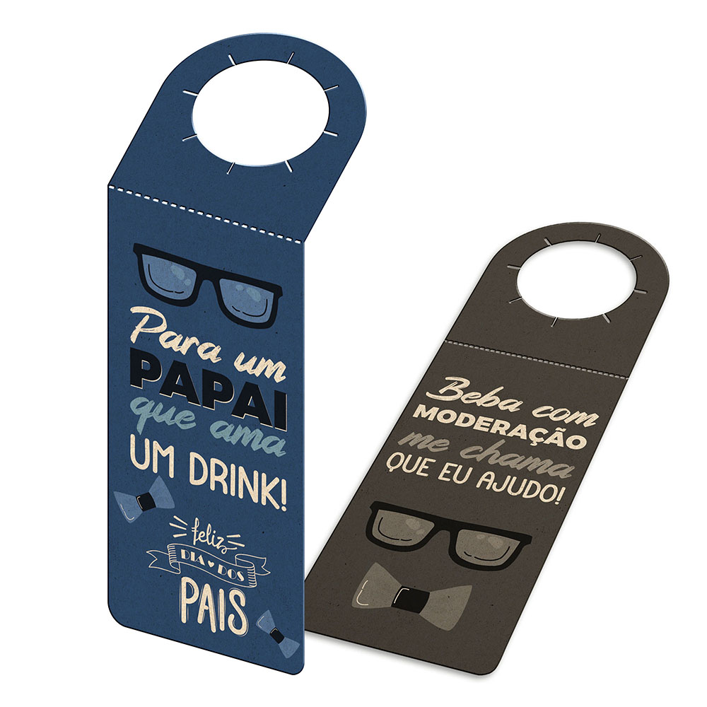 Tags Para Garrafa Reciclato 240g Sem Laminação E Sem Verniz (91x204mm)