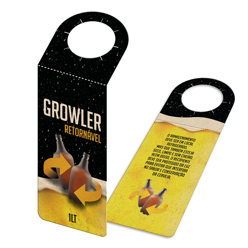Tags Para Garrafa Reciclato 240g Sem Laminação E Sem Verniz (91x204mm)