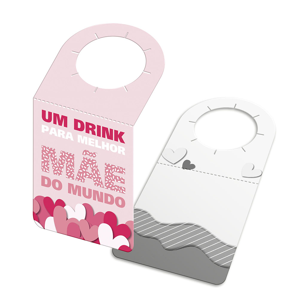 Tags Para Garrafa Couchê 250g Sem Laminação E Sem Verniz (91x153mm)