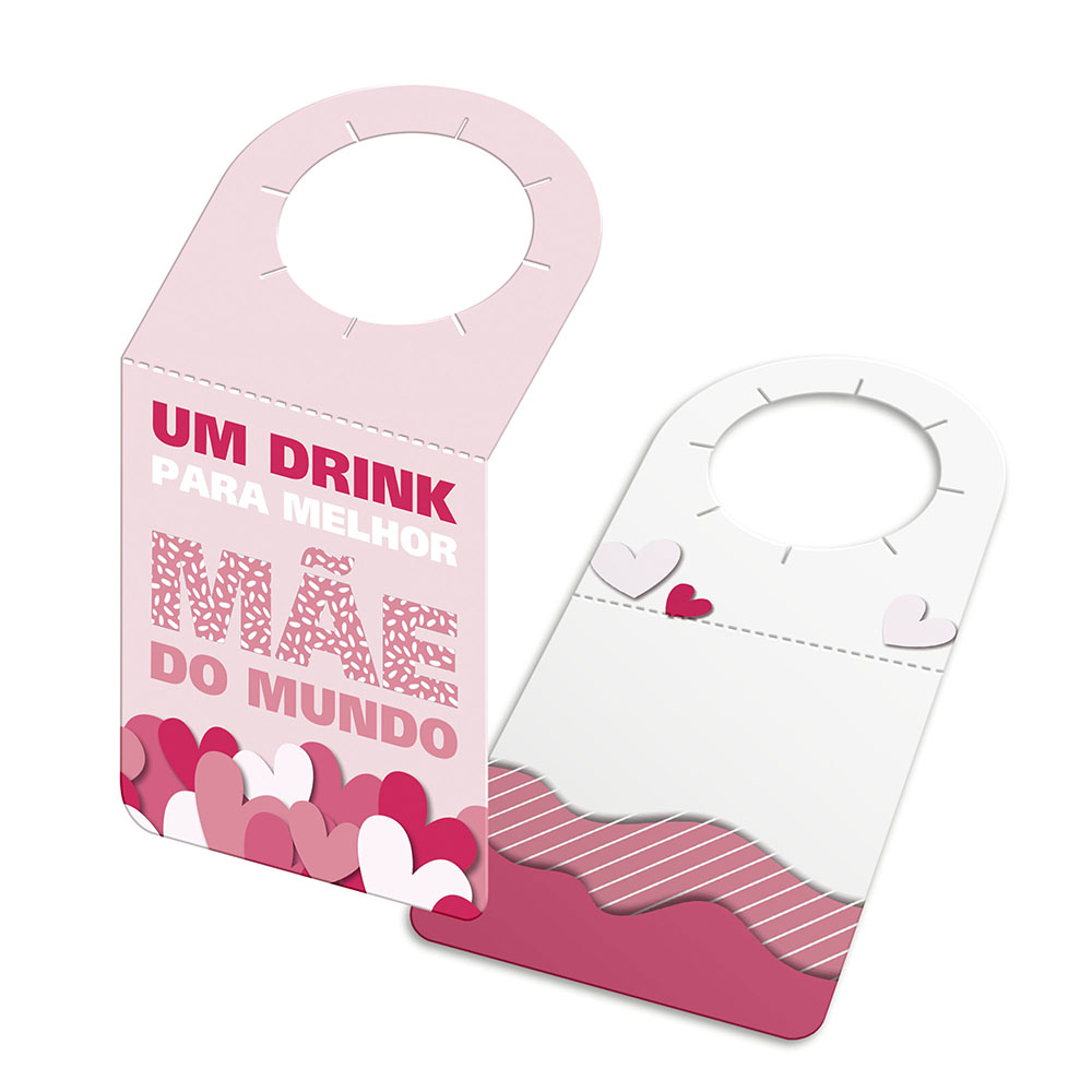 Tags Para Garrafa Couchê 250g Sem Laminação E Sem Verniz (91x153mm)