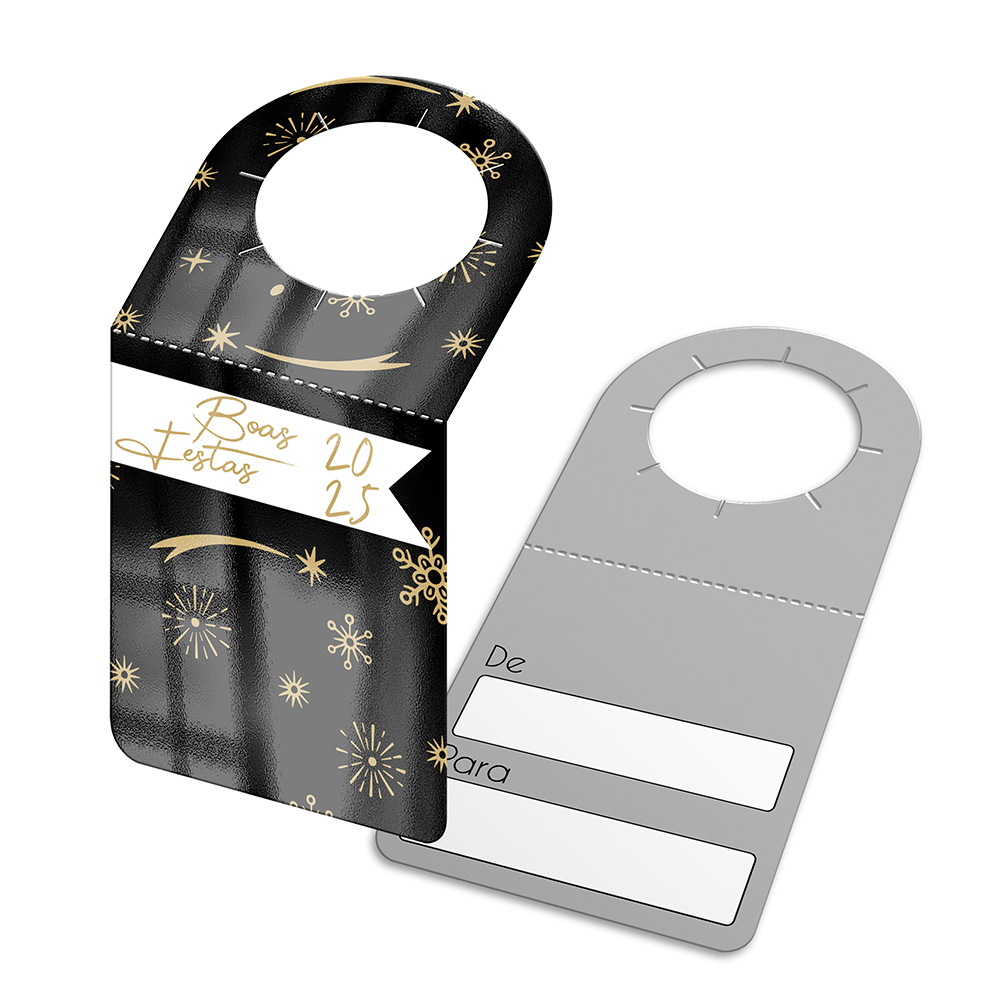 Tags Para Garrafa Couchê 250g Verniz Uv Total Frente (91x153mm)