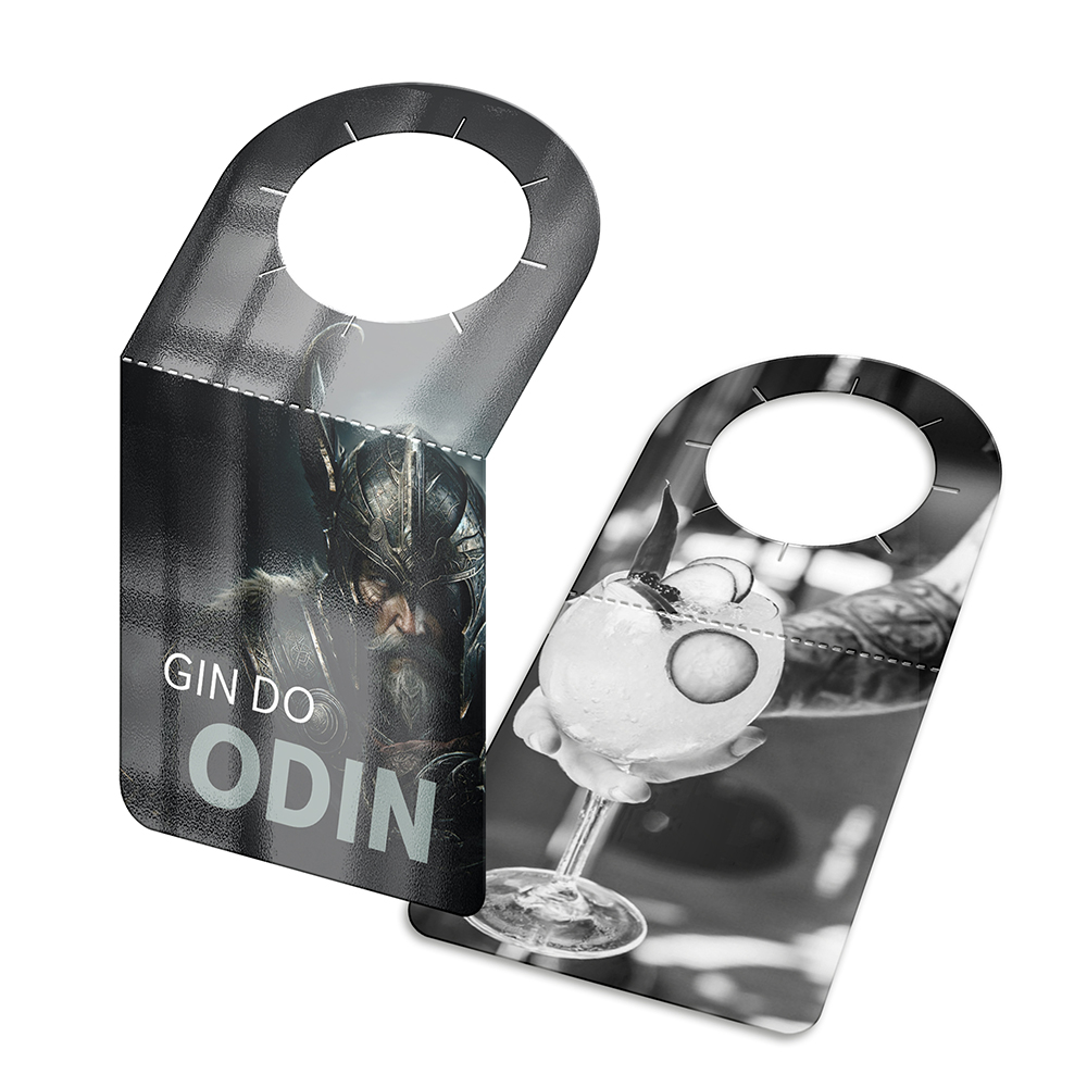 Tags Para Garrafa Couchê 250g Verniz Uv Total Frente (91x153mm)