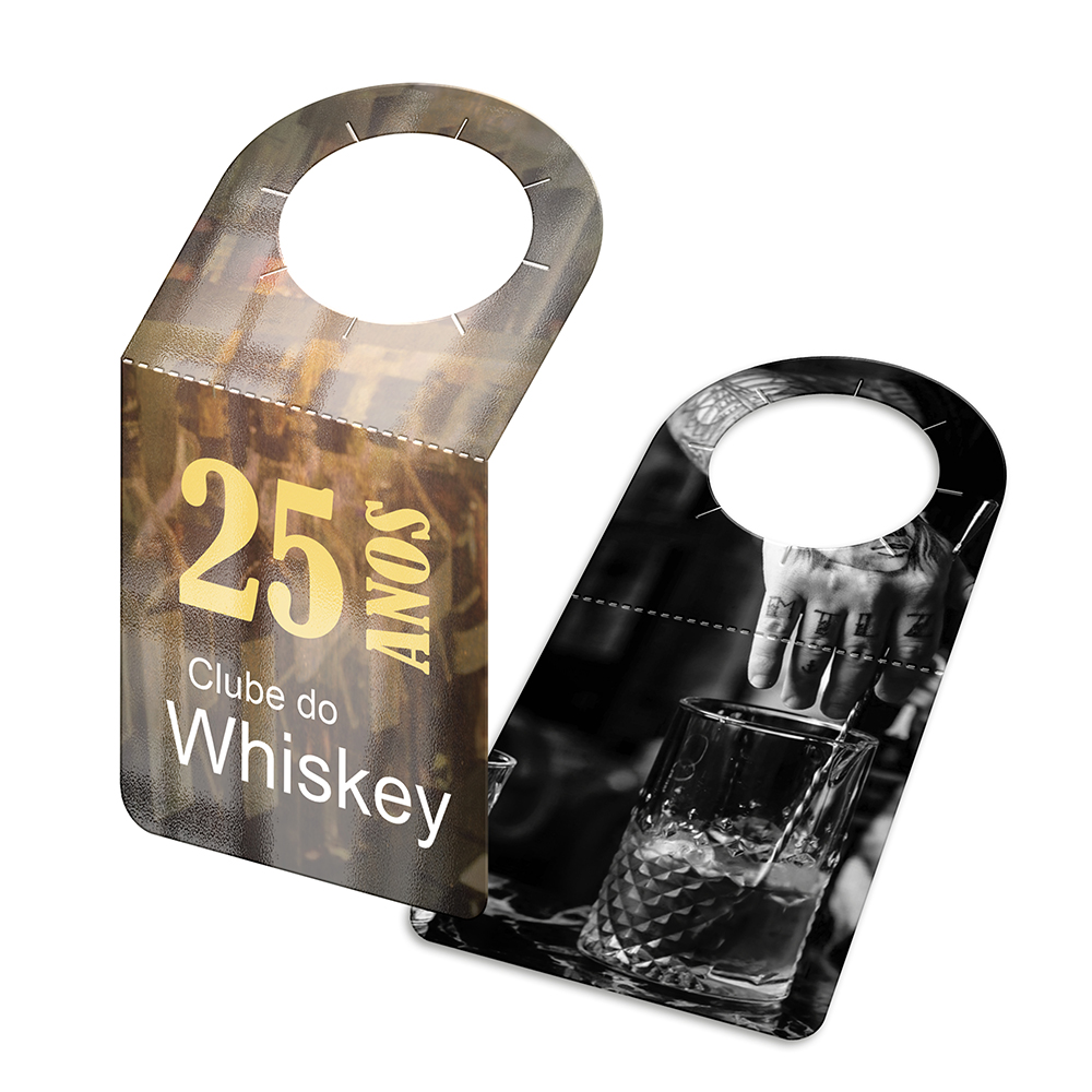 Tags Para Garrafa Couchê 250g Verniz Uv Total Frente (91x153mm)