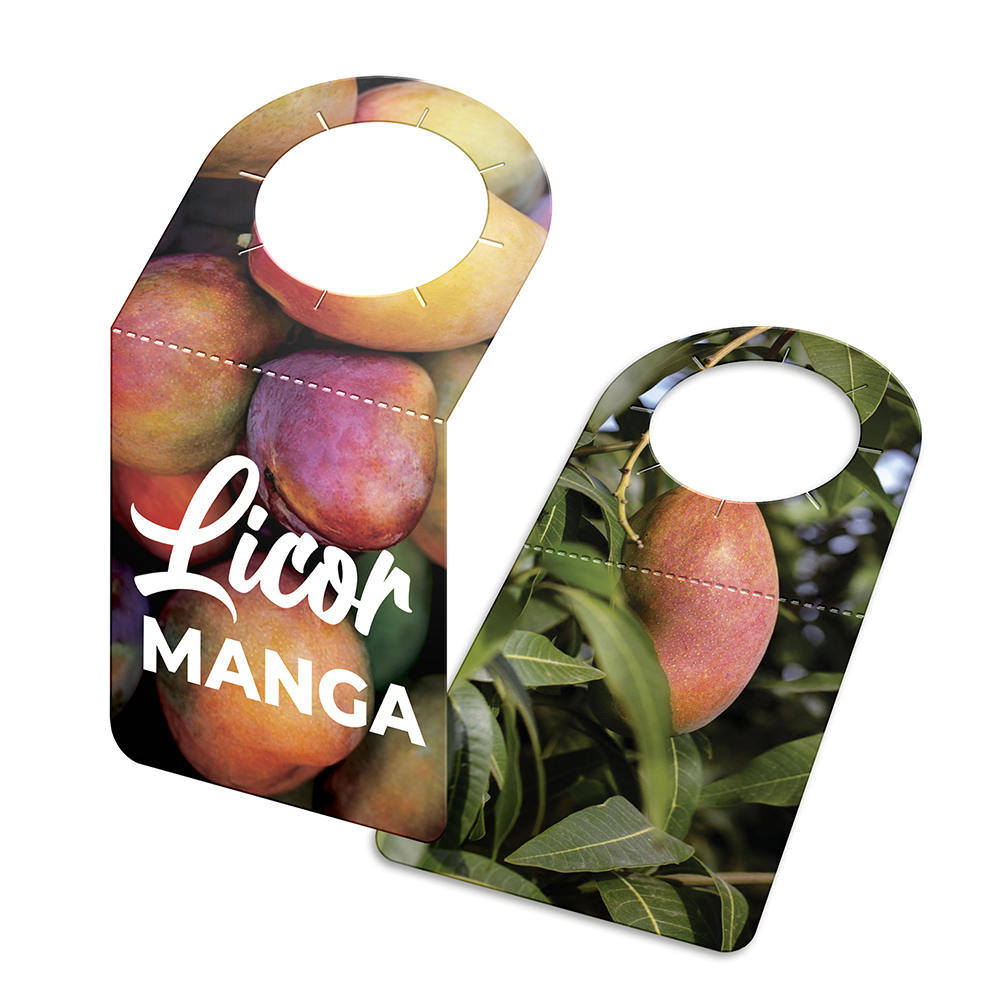 Tags Para Garrafa Couchê 300g Laminação Fosca Frente E Verso (91x153mm)