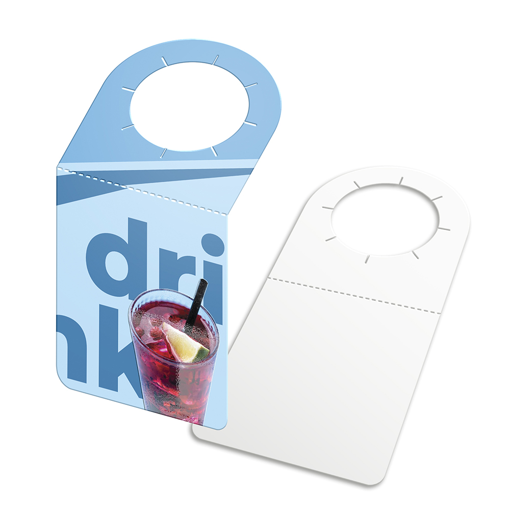 Tags Para Garrafa Couchê 300g Laminação Fosca Verniz Localizado Frente (91x153mm)