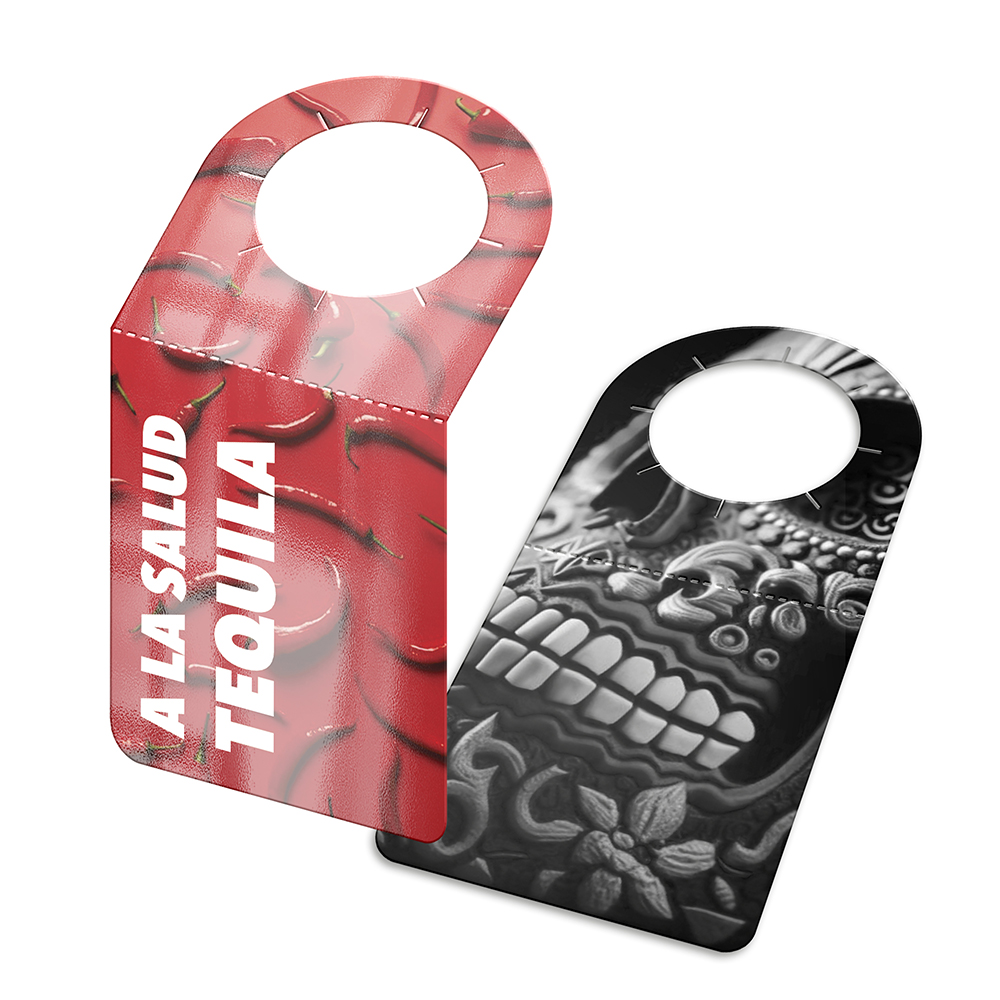 Tags Para Garrafa Couchê 300g Verniz Uv Total Frente (91x153mm)