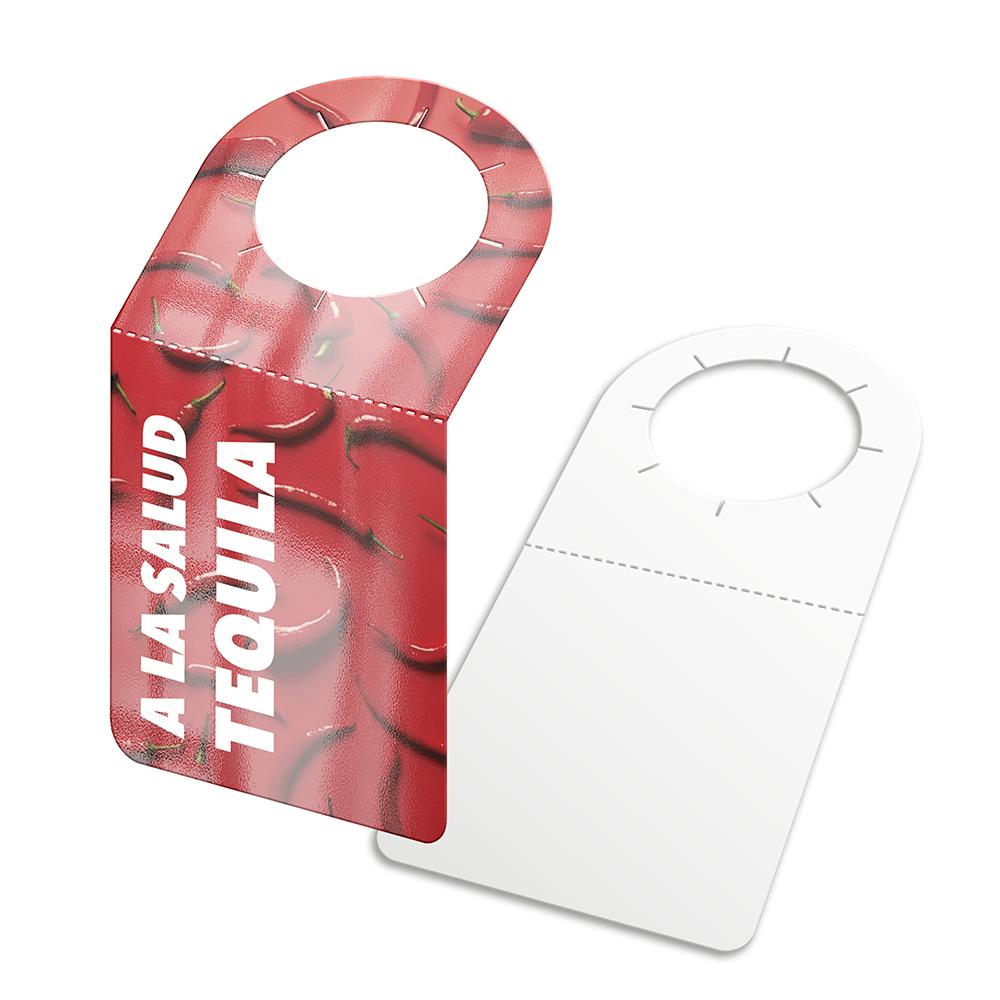 Tags Para Garrafa Couchê 300g Verniz Uv Total Frente (91x153mm)