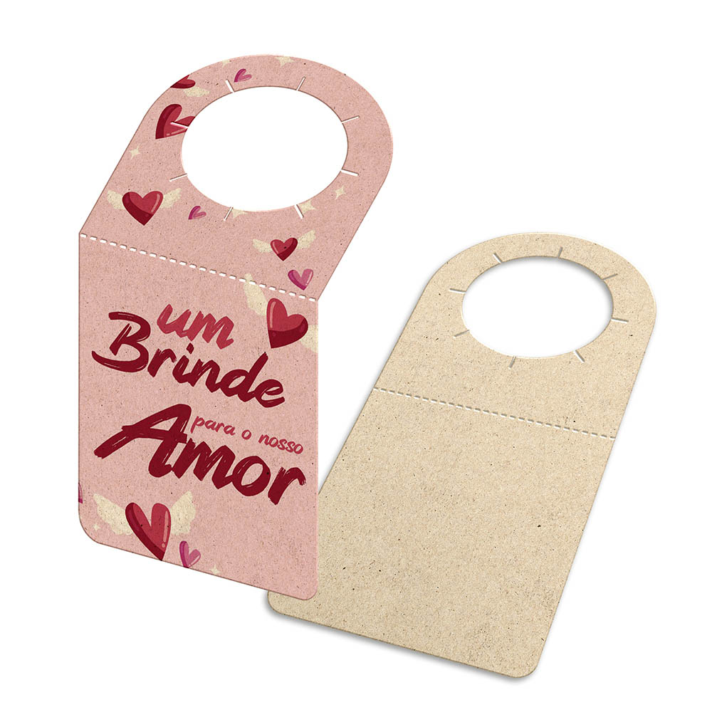 Tags Para Garrafa Reciclato 240g Sem Laminação E Sem Verniz (91x153mm)