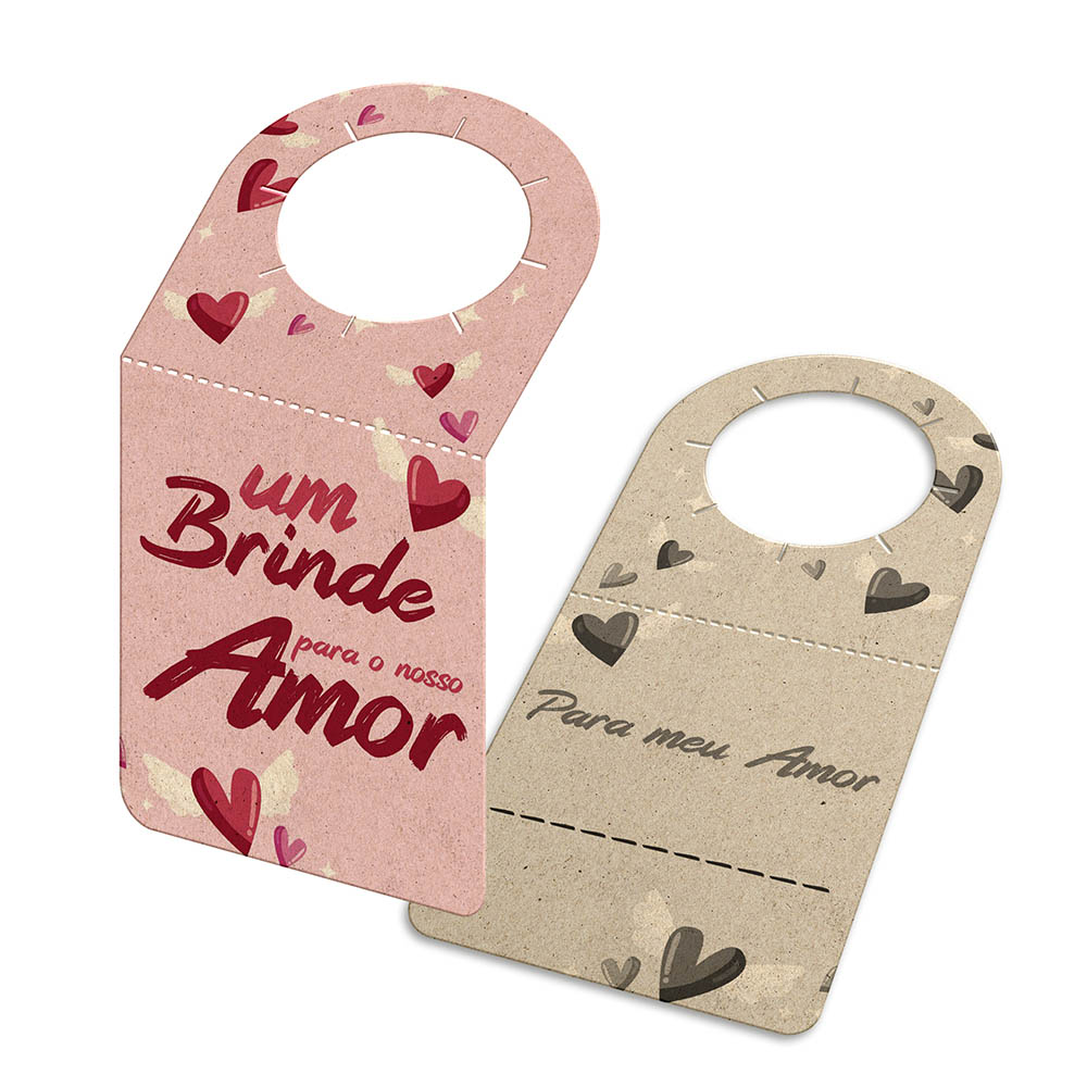 Tags Para Garrafa Reciclato 240g Sem Laminação E Sem Verniz (91x153mm)