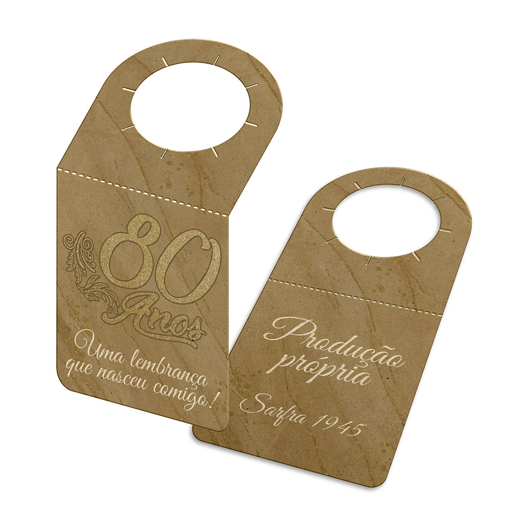 Tags Para Garrafa Reciclato 240g Sem Laminação E Sem Verniz (91x153mm)