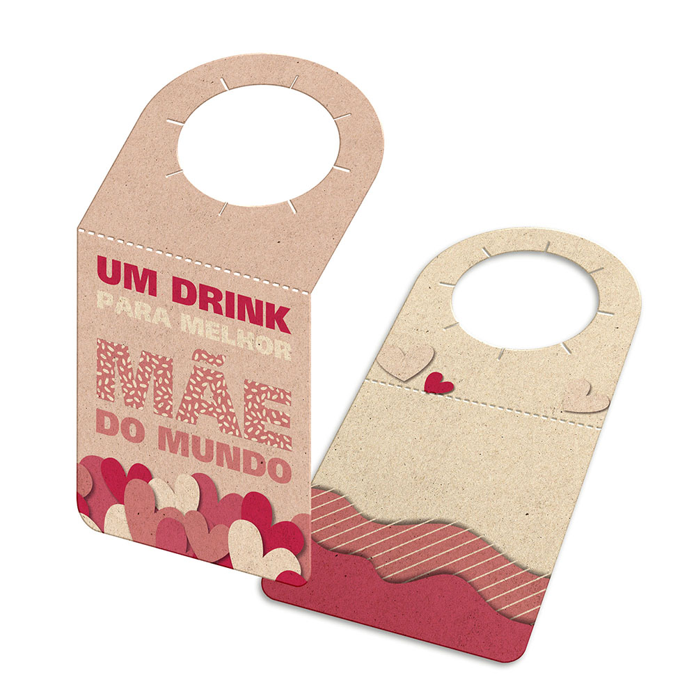 Tags Para Garrafa Reciclato 240g Sem Laminação E Sem Verniz (91x153mm)