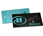 Tags Especiais Couchê 300g Hot Stamping Frente com Laminação Fosca Frente e Verso (91x51mm)