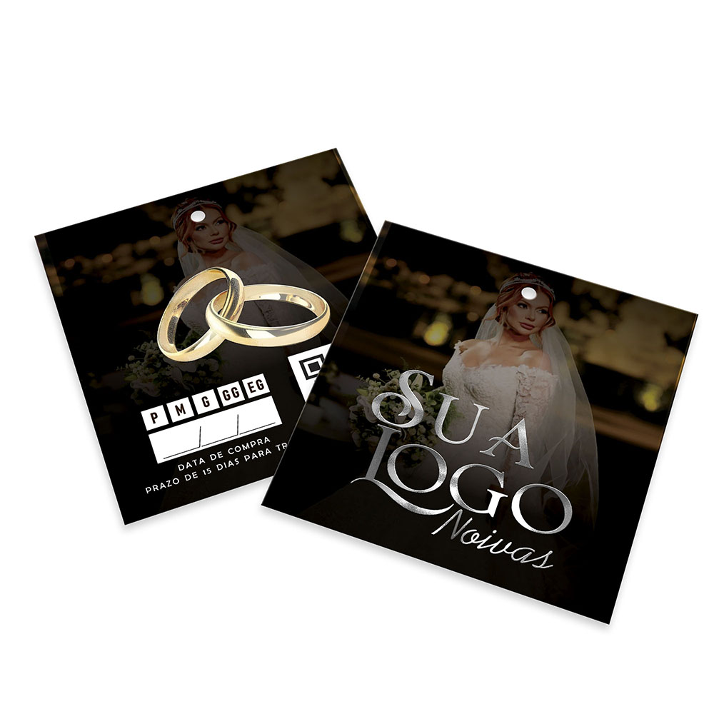 Tags Padrão Furo Couchê 300g Laminação Fosca Frente E Verso (91x102mm)