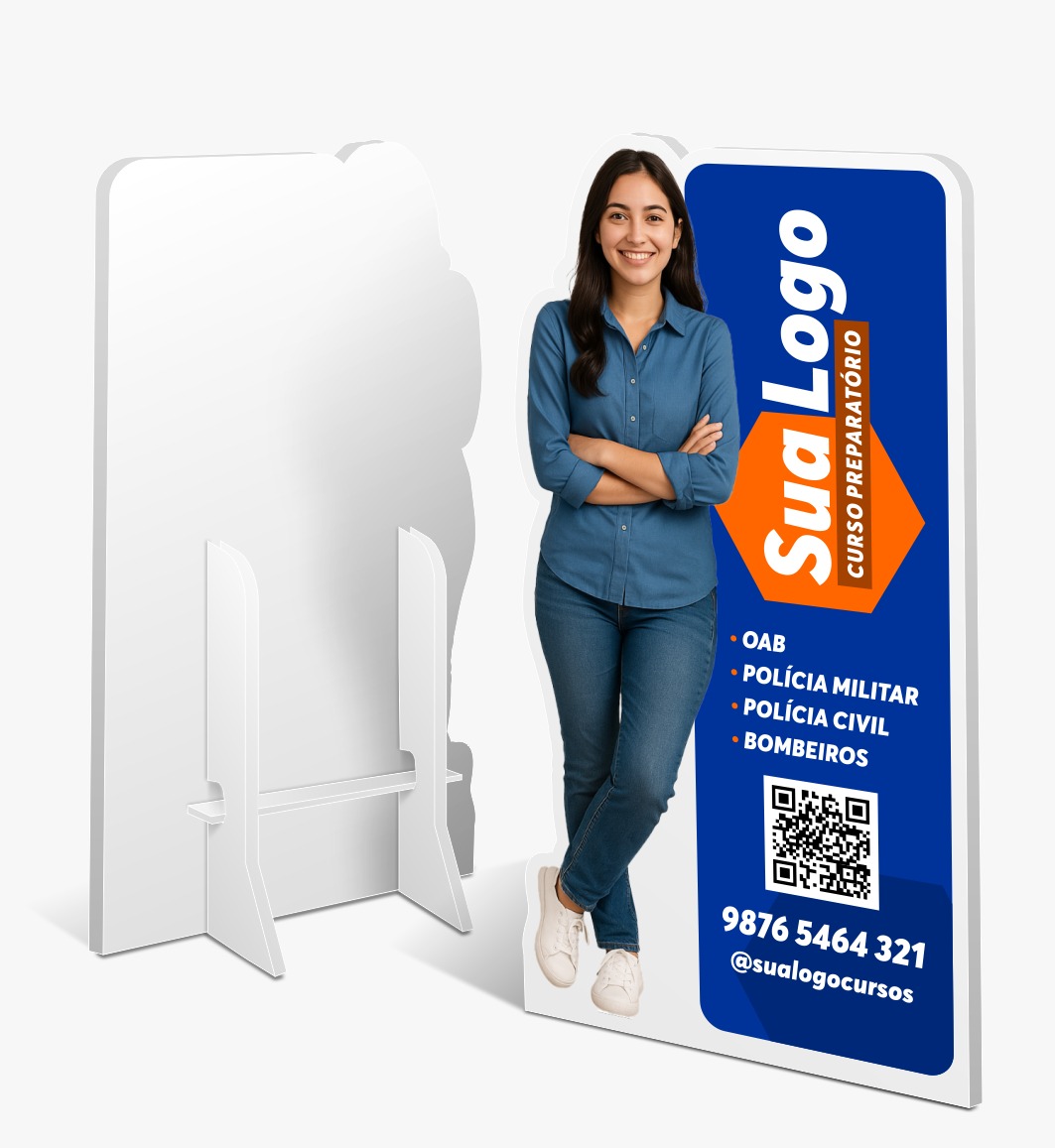 Totem Silhueta Pvc Expandido 20mm