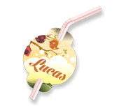 Produtos para Festa: Tag para Canudo Couchê 250g