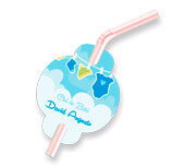 Produtos para Festa: Tag para Canudo Couchê 250g