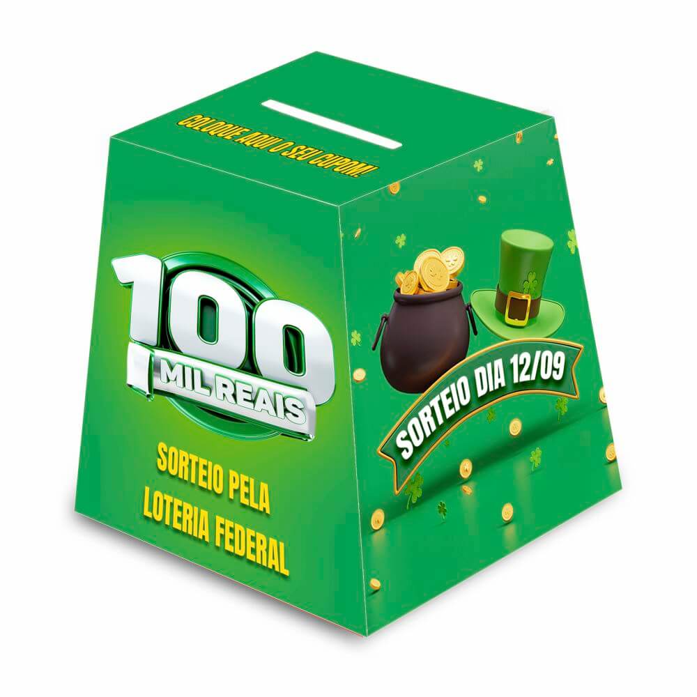 Urna Personalizada Couchê (140x140mm)