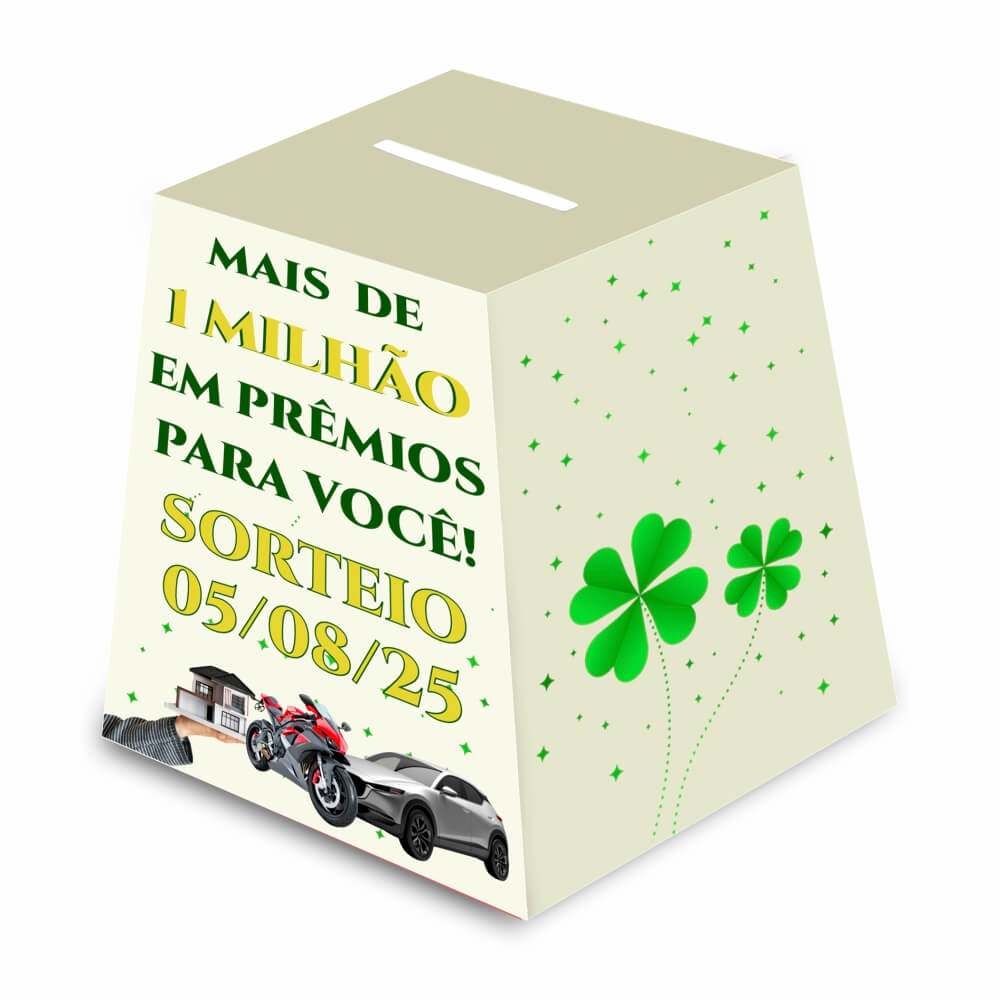 Urna Personalizada Couchê (250x250mm)