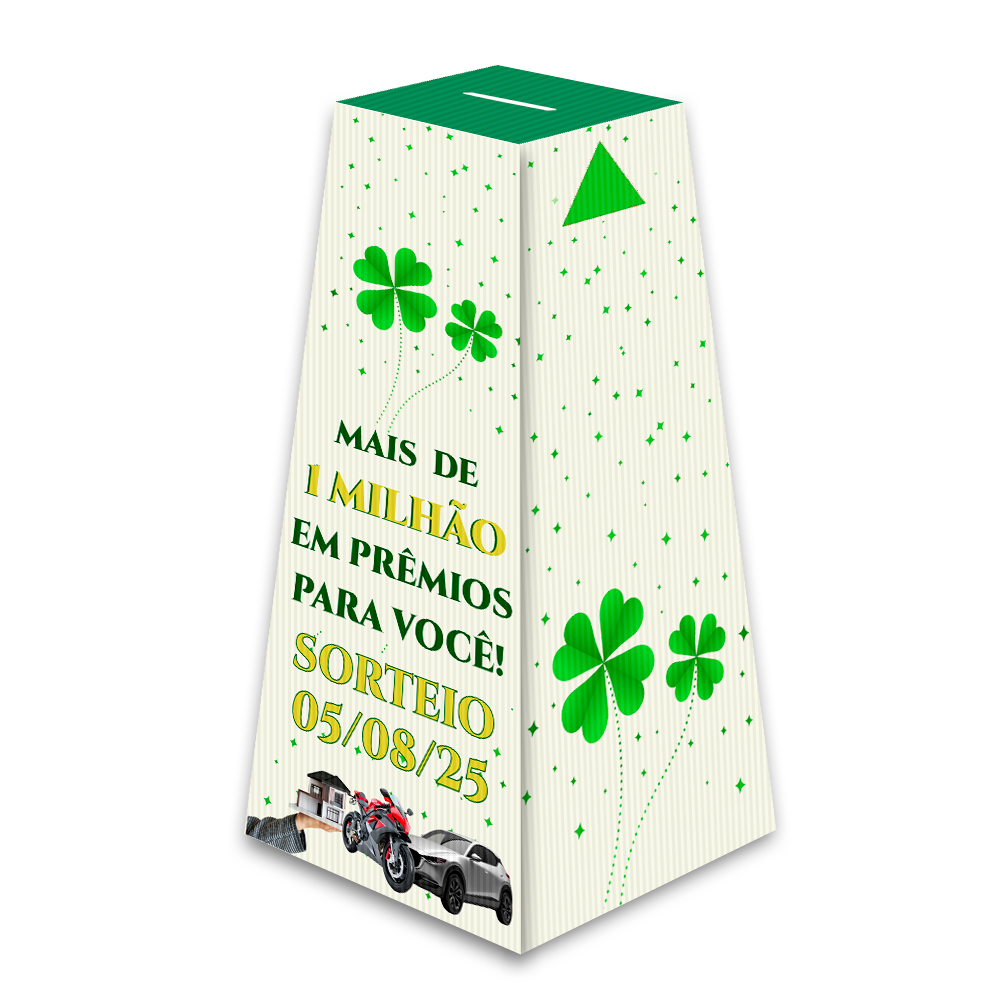 Urna Personalizada Polionda 3mm (250x500mm)