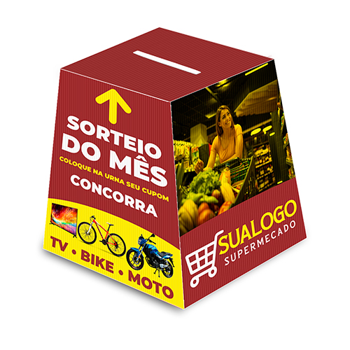 Urna Personalizada Polionda 3mm (140x140mm)