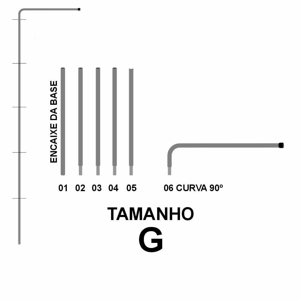 Linha De Atacado Wind Banner Peças Hastes Retangular Tamanho G