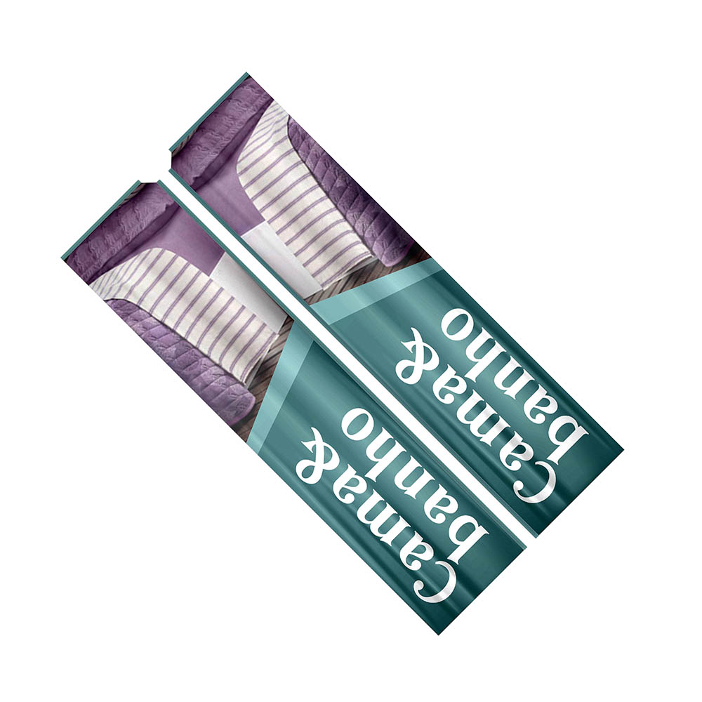 Wind Banner Bandeira Avulsa Tecido Oxford Tamanho GG (Modelo Retangular)