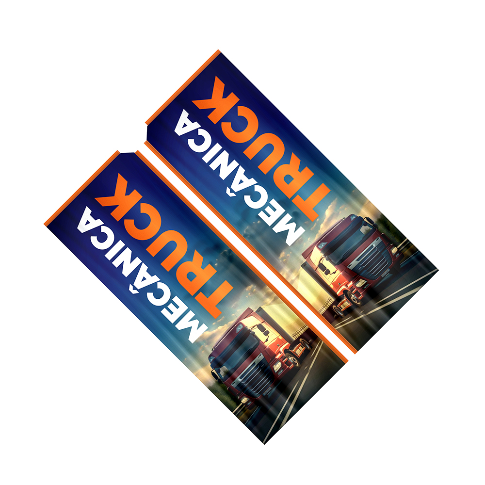 Wind Banner Bandeira Avulsa Tecido Oxford Tamanho M (Modelo Retangular)