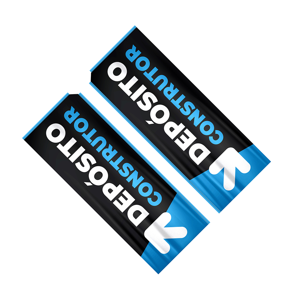 Wind Banner Bandeira Avulsa Tecido Oxford Tamanho M (Modelo Retangular)