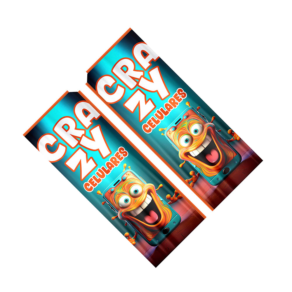 Wind Banner Bandeira Avulsa Tecido Oxford Tamanho M (Modelo Retangular)