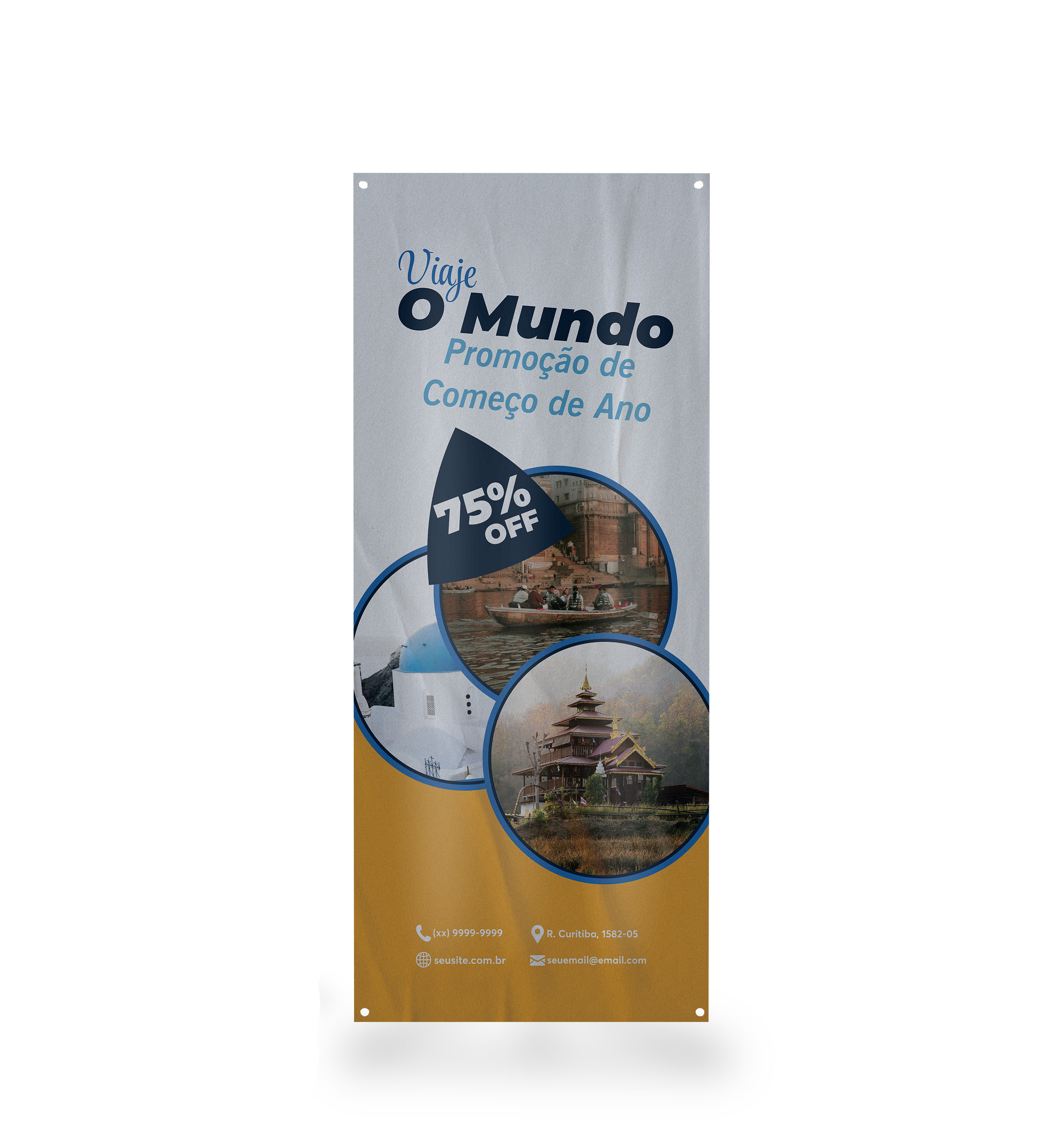X Banner Ou Indoor Bandeira Avulsa Tecido Oxford